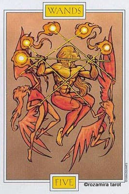 Winged spirit tarot